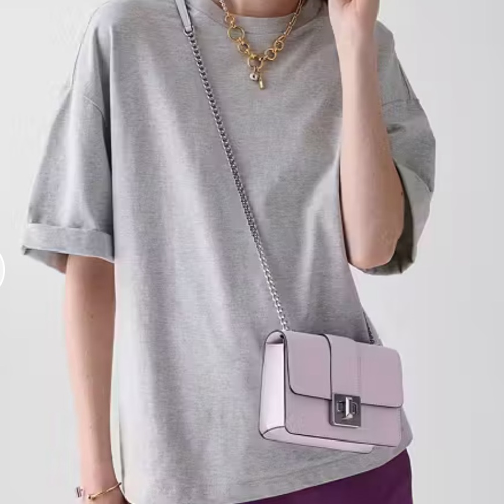 Kate Spade Phoebe Turnlock Mini Flap Crossbody Bag in Color Light Frozen Lilac - Picture 2 of 5